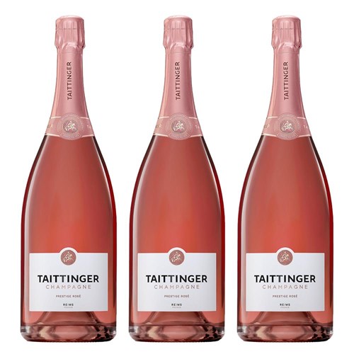 Magnum of Taittinger Rose Champagne 150cl Case of 3